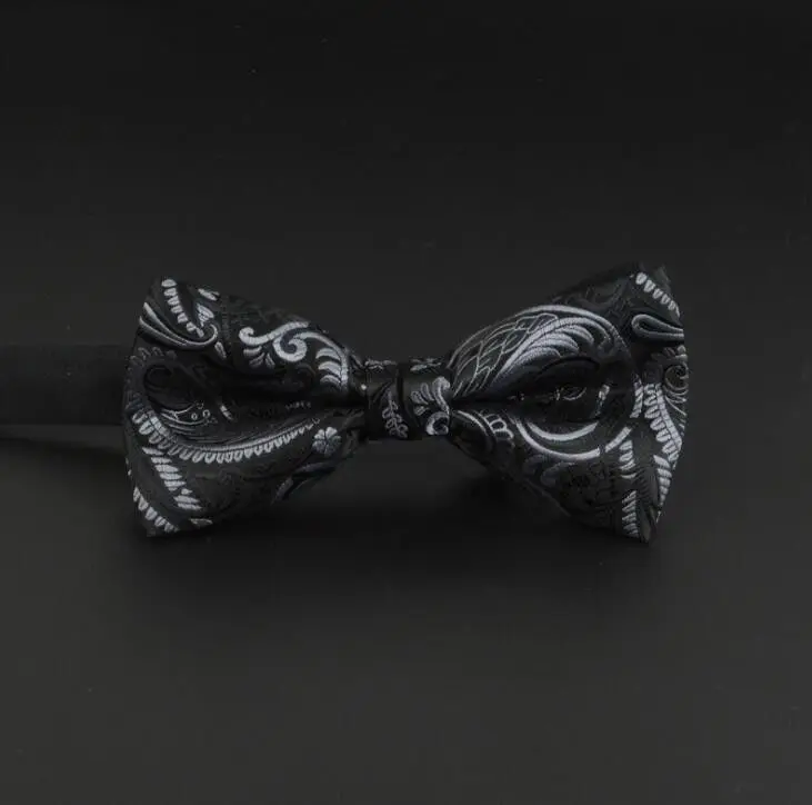 Классический свадебный сатиновый регулируемый галстук бабочка новинка модный