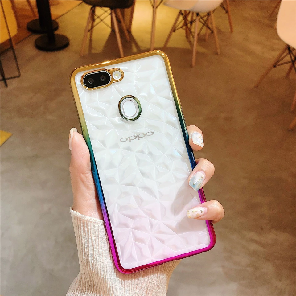 Для XiaoMi RedMi 6A 5A 4A чехол мягкий полный Силиконовый обшивка 3D градиентная Алмазная