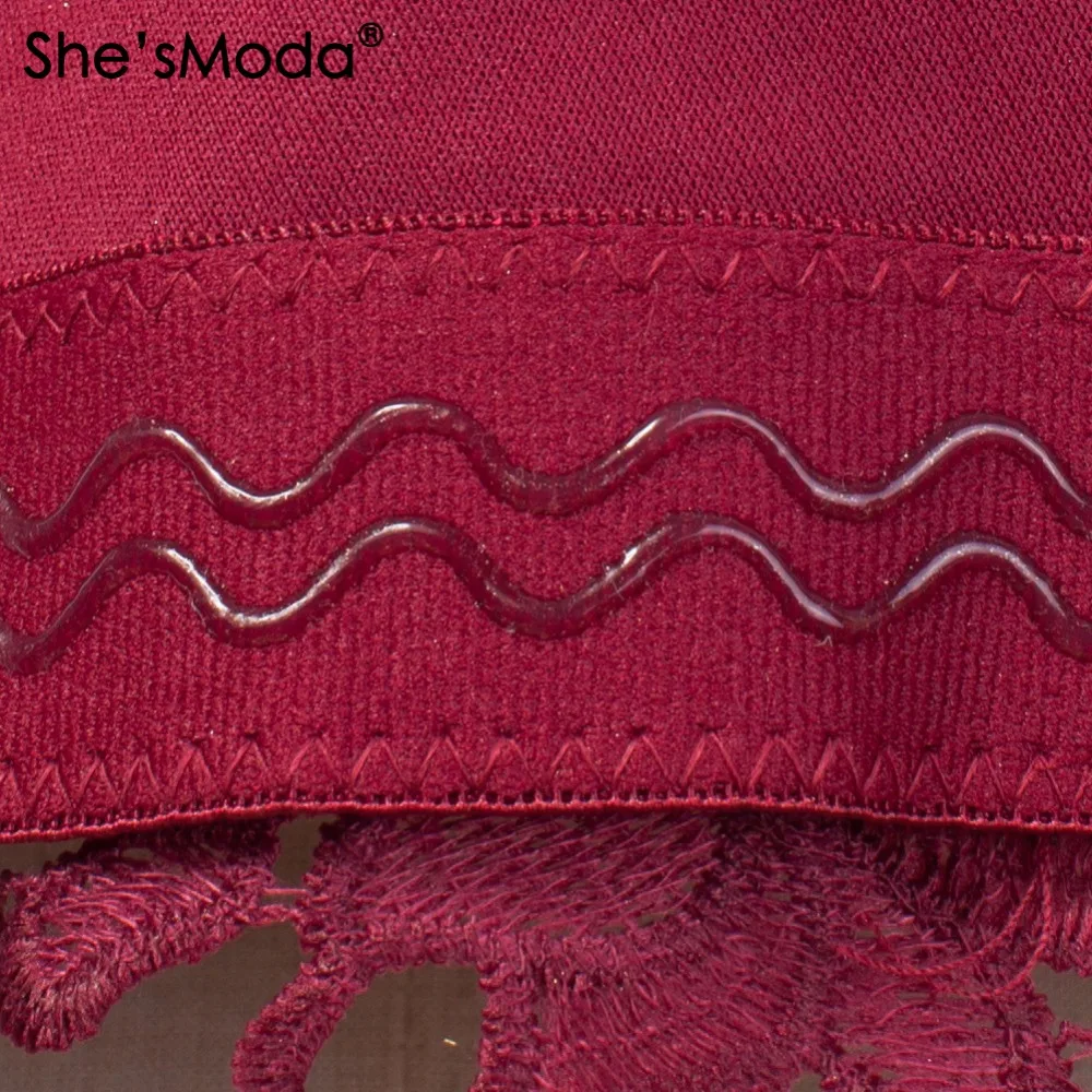 Женский корсет бюстье She'sModa кружевной пуш ап для свадебной вечеринки