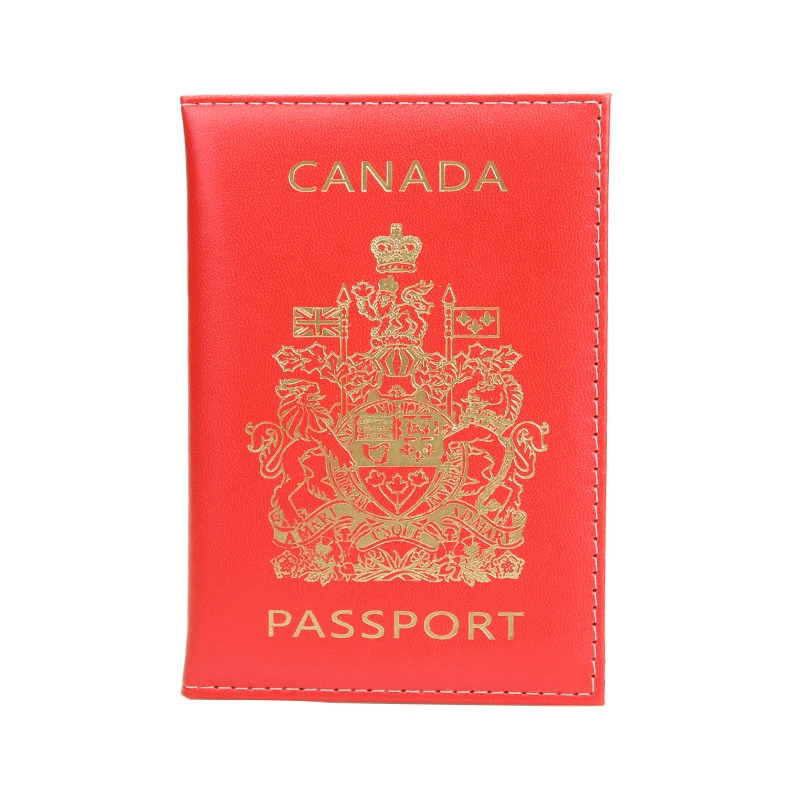 HEQUN милый чехол для паспорта из искусственной кожи Канада розовый женский