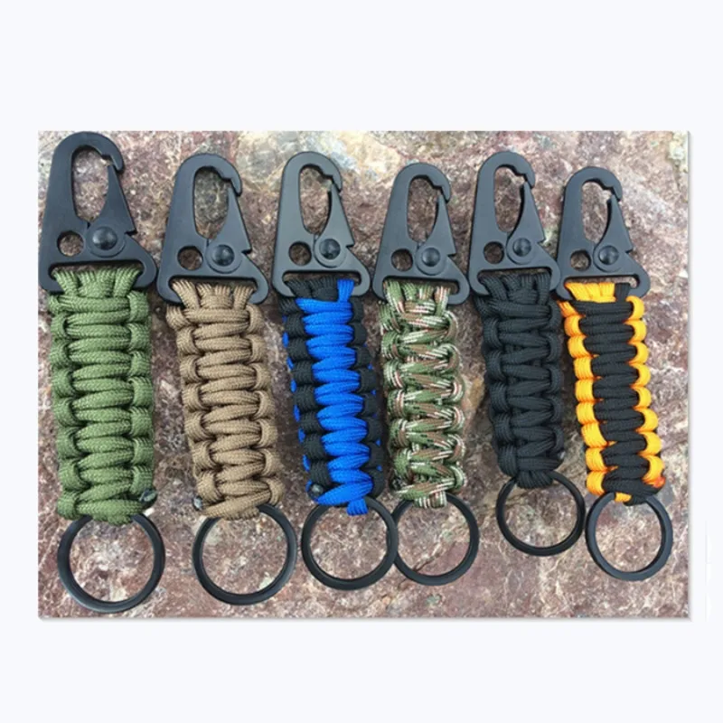 Веревка брелок для кемпинга набор выживания военный парашютный шнур аварийный