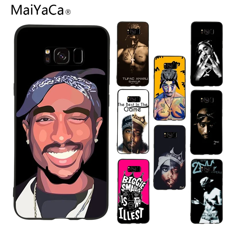 Чехол для телефона maiyaca 2pac Tupac и Biggie Amazing landscape samsung galaxy s9 plus s7 s6edge s8 s5 | Мобильные