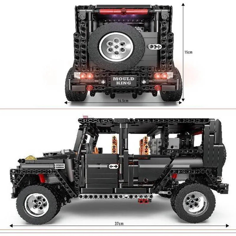 APP Technic RC моторы автомобильные наборы 13070 совместимые legoinglys Technik SUV G5500 AWD вагон