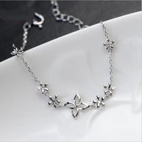everoyal new arrival flower bracelets for women jewelry trendy silver 925 girl bracelets accessories for female valentines day