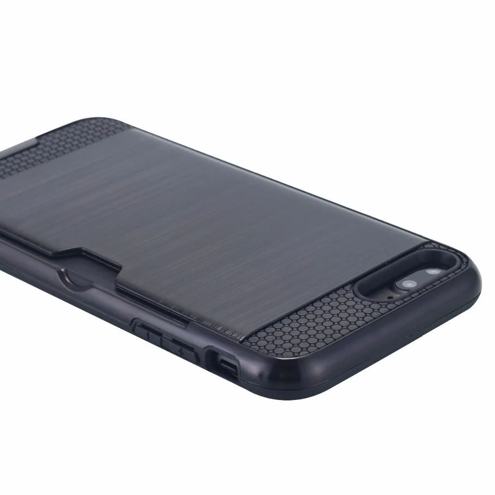 Чехол-Кошелек OCWAVE для iPhone 7 и Plus из силикона ТПУ с пластиковым материалом 1 слотом