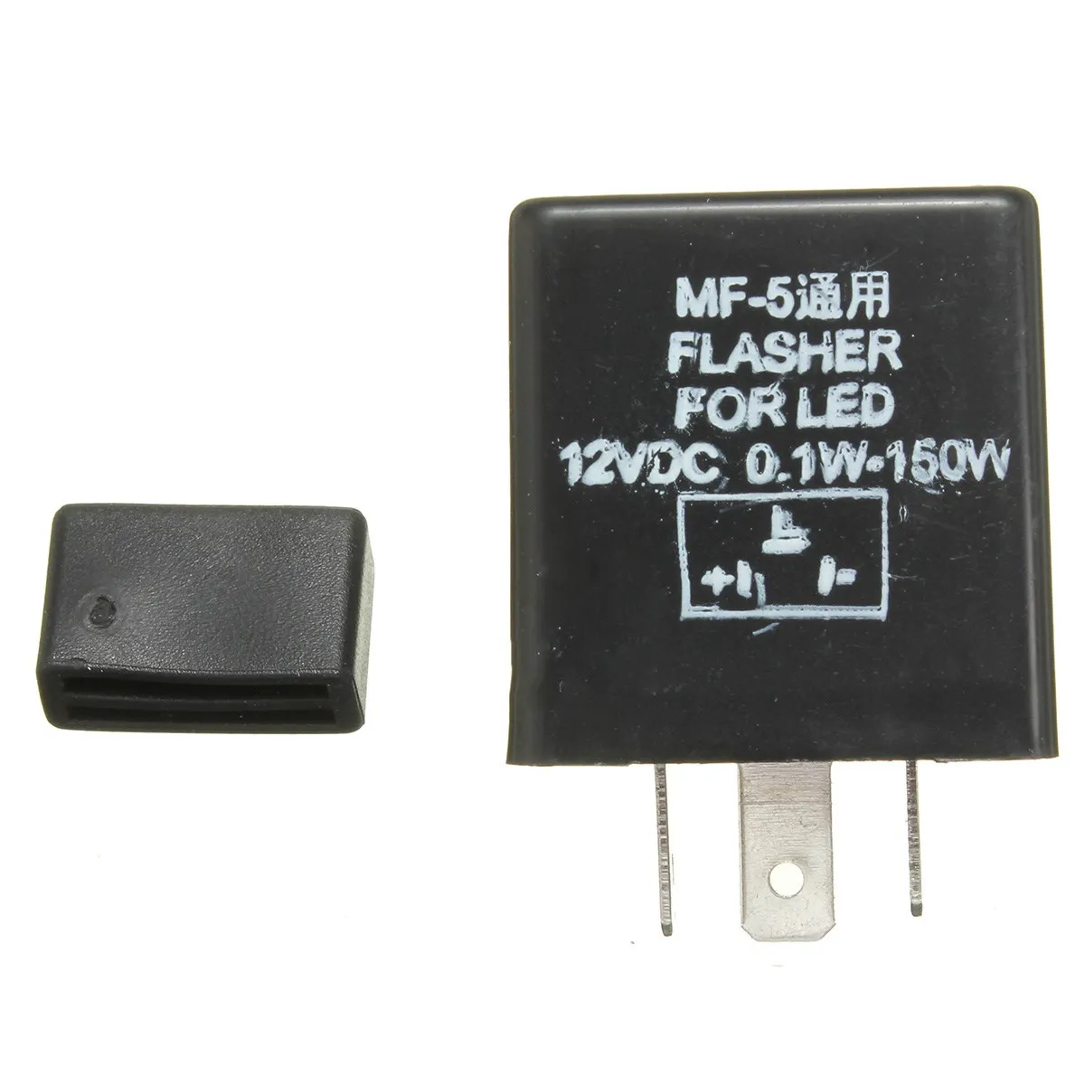 Черный Универсальный MF 5 12V 0 1 150w Автомобильный Мотоцикл 3 Pin Светодиодный