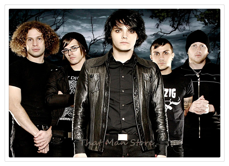My Chemical Romance Американский панк-рок-группа ВИНТАЖНЫЙ ПЛАКАТ белая крафт-бумага ретро кафе домашний декоративный настенный плакат 42*30 см