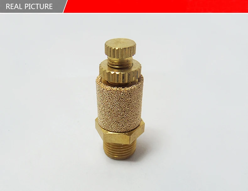 

10pcs/lot Series throttle silencer SLL-06,Thread 3/4" adjustable copper muffler Exhaust Silencer Muffler , Air Valve Noise Filte