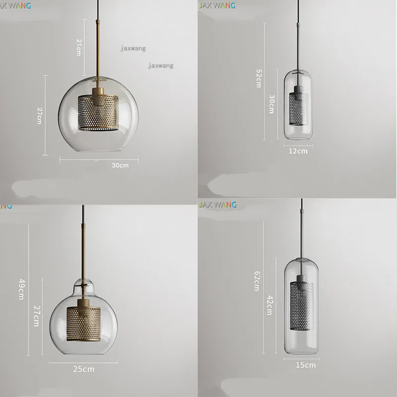 Скандинавское стекло Led подвесной светильник s современный потолочный люстра ing