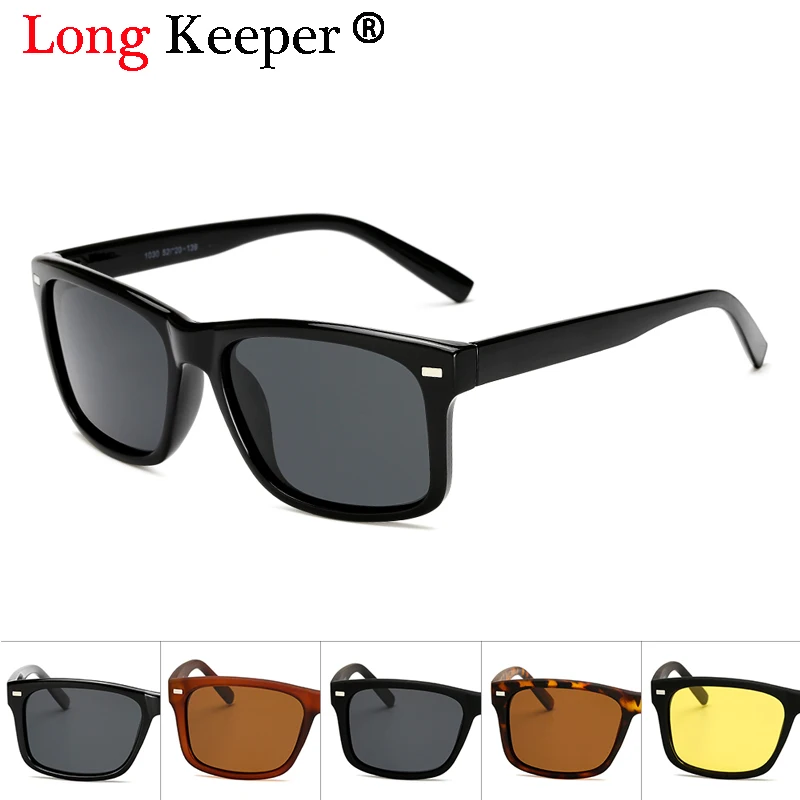 

Long Keeper Polarized Sunglasses Men Retro Male Goggle Sun Glasses For Men Fashion Brand Luxury Mirror Shades Cool Gafas De Sol