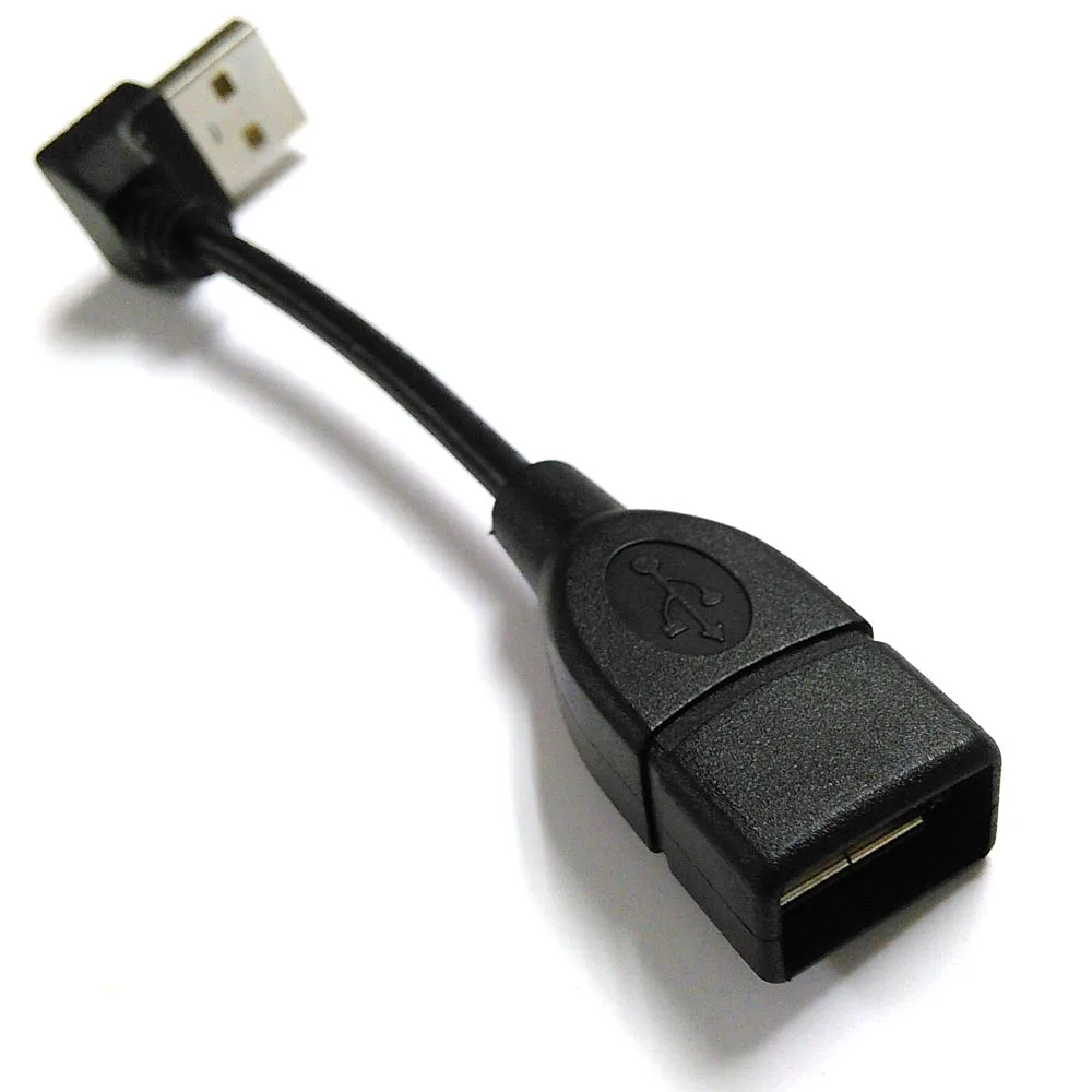 

Удлинитель USB 2,0 l-образный с угловым штекером, 10 см