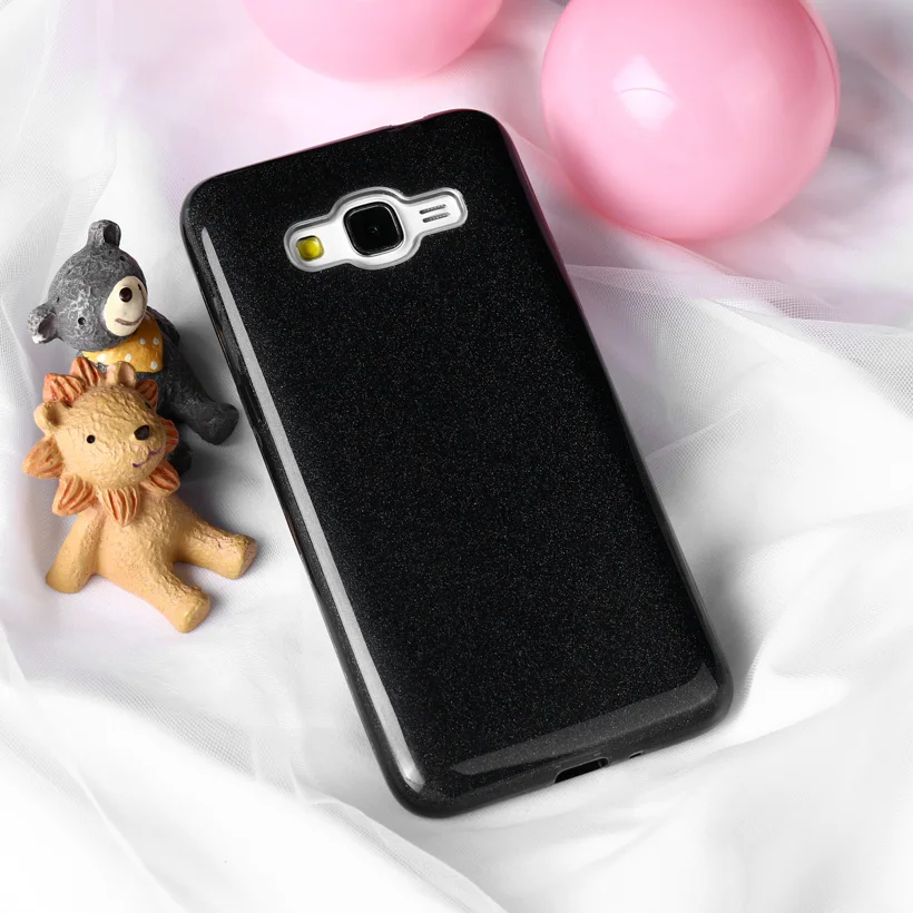 Black Akabeila чехол для samsung Galaxy J7 чехол s силиконовый пластиковый блестящий чехол для samsung J7 J700 чехлы - Цвет: Black