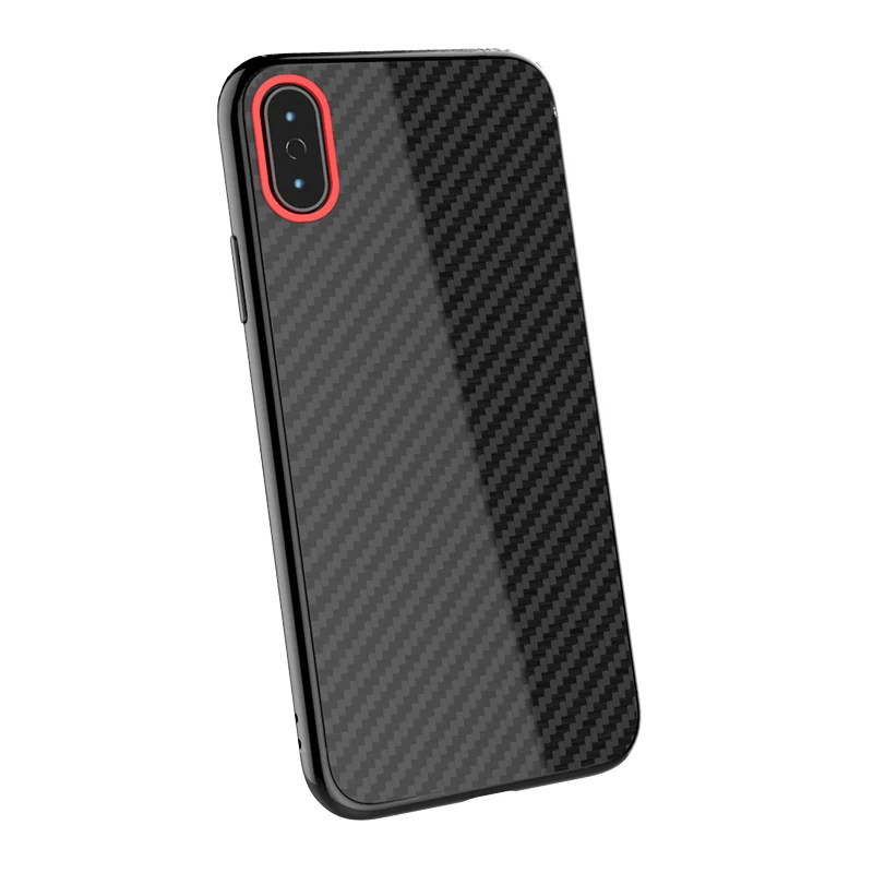 Ультра тонкий чехол из настоящего углеродного волокна для iPhone 6 7 8 X Чехол чехол s
