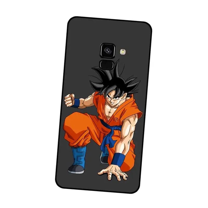 N321 Dragon Ball Роскошный Черный силиконовый чехол для Samsung Galaxy J2 J3 J4 J5 J6 J7 J8 Pro Plus Prime 2018