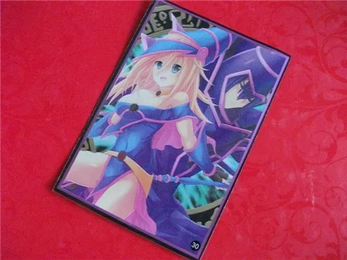 NO. 30 50 шт./упак. Yu-Gi-Oh! Темный волшебник, секс-серия для девочек, дуэлист, защита карт, аниме, Yu Gi Oh, настольные игры, рукава, игрушка, 16 стилей - Цвет: NO. 30