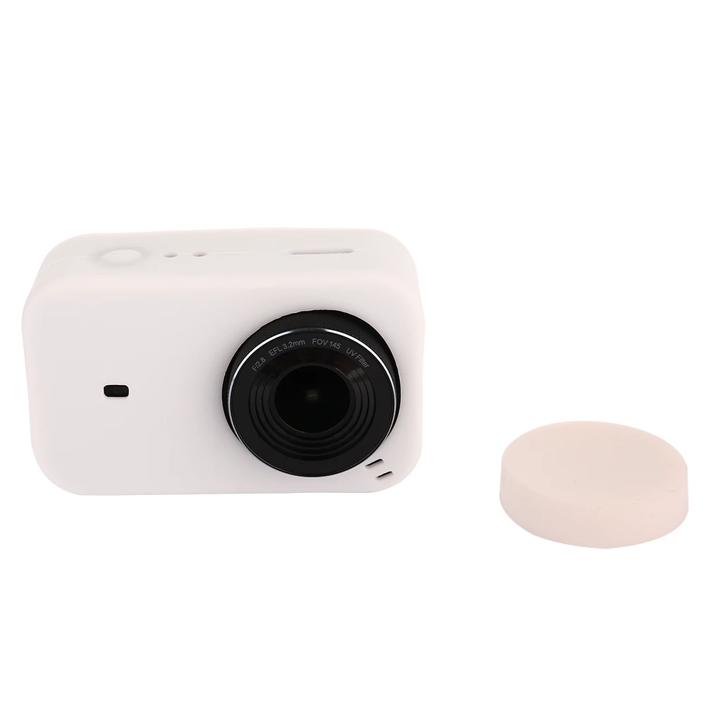 Tekcam защитный силиконовый чехол с крышкой объектива для xiaomi Mijia Аксессуары мини