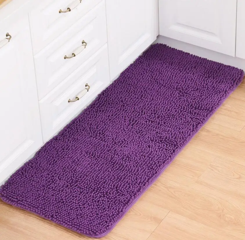 Коврик плюшевый из микрофибры впитывающий Мягкий Нескользящий для кухни