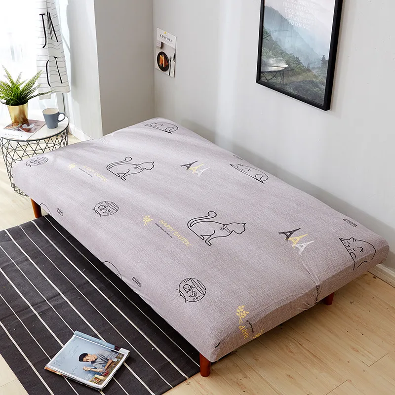 Эластичный диван с узором в полоску плотно обмотка все включено нескользящий