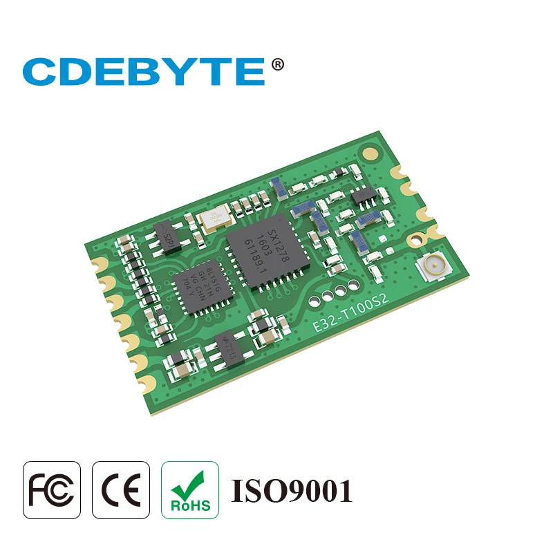 E32 433T20S2T Lora большой диапазон SX1278 433 МГц 100 мВт IPX печать антенна отверстия uhf