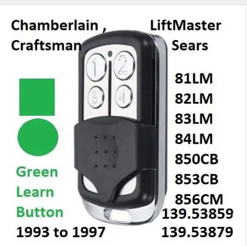 Мини пульт дистанционного управления гаражом Sears Liftmaster chamэлементан лм/Красивая