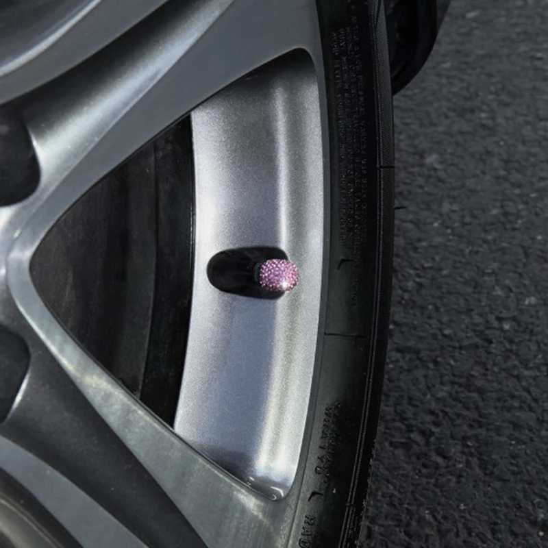 1 Набор из 4 мягкая глина Стразы шины для легковых автомобилей капот с