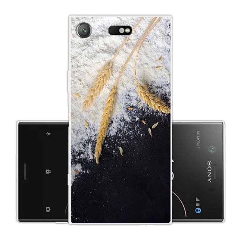Для Sony Xperia XZ1 Compact силиконовый чехол для синий телефона |