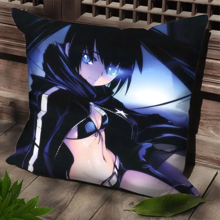 Новый Black Rock Shooter дакимакура с квадратный японская Подушка Чехол SPC48 | Дом и сад