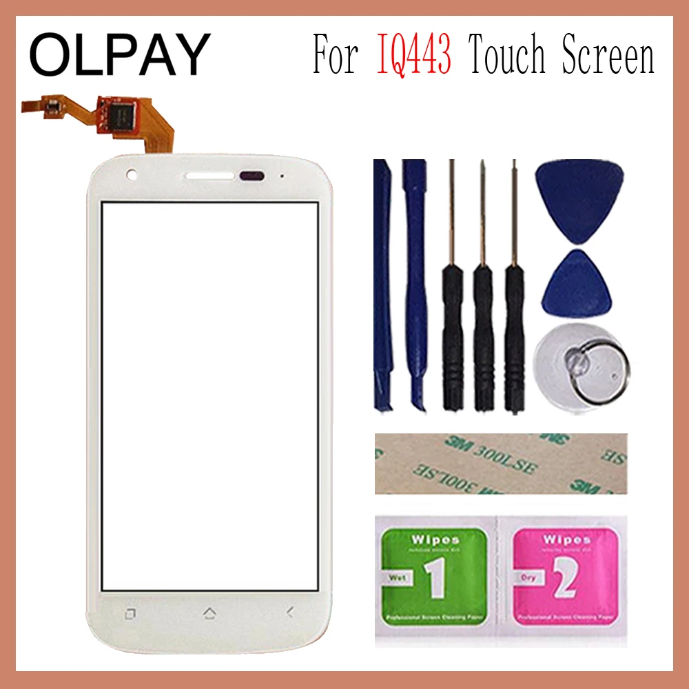 4 5 ''сенсорная панель для Fly IQ443 IQ 443 сенсорный экран стекло дигитайзер объектив