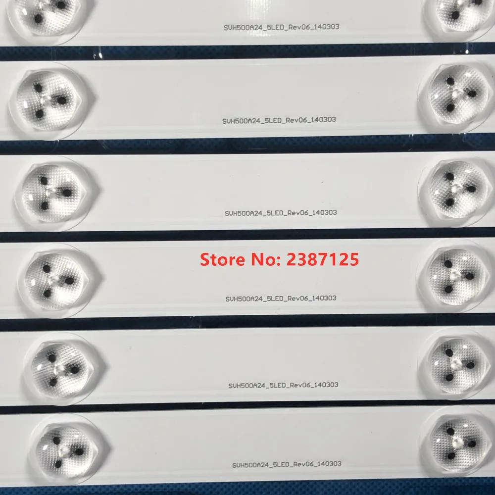 Светодиодный Подсветка ленты 5 лампы для Hisense 50 &quotТВ HD500DF-B53 50H5GB 50H4C 50H5C LC-50N5000U