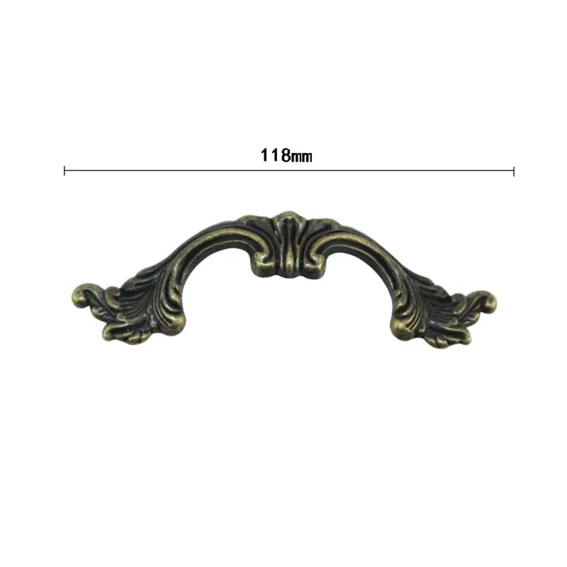 Ручка из цинкового сплава антикварная ручка ящика Ретро Шкаф Континентальная