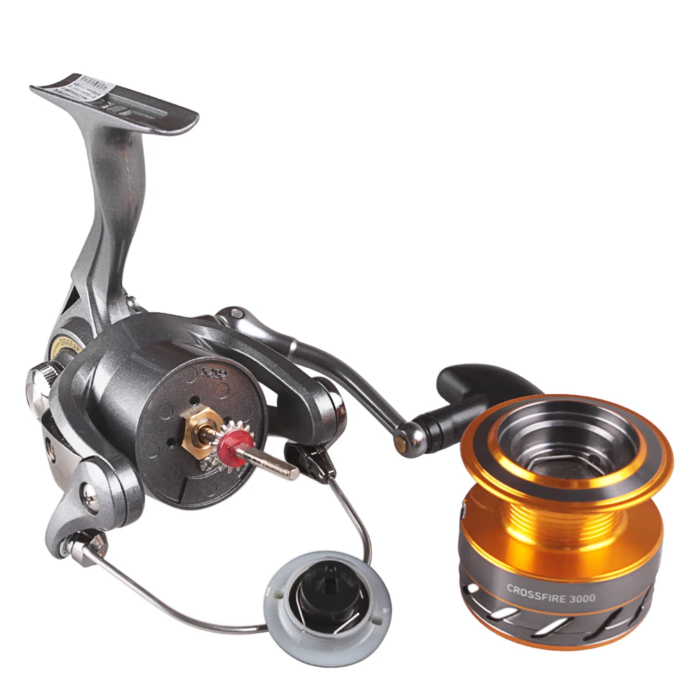 Оригинальная спиннинговая Рыболовная катушка DAIWA CROSSFIRE 2500 3000 3 шарикоподшипника 5