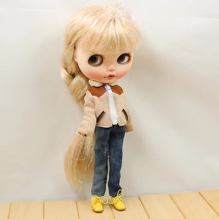 DBS Blyth icy 1/6 одежда куклы куртка с хлопковой подкладкой включая брюки подходит licca