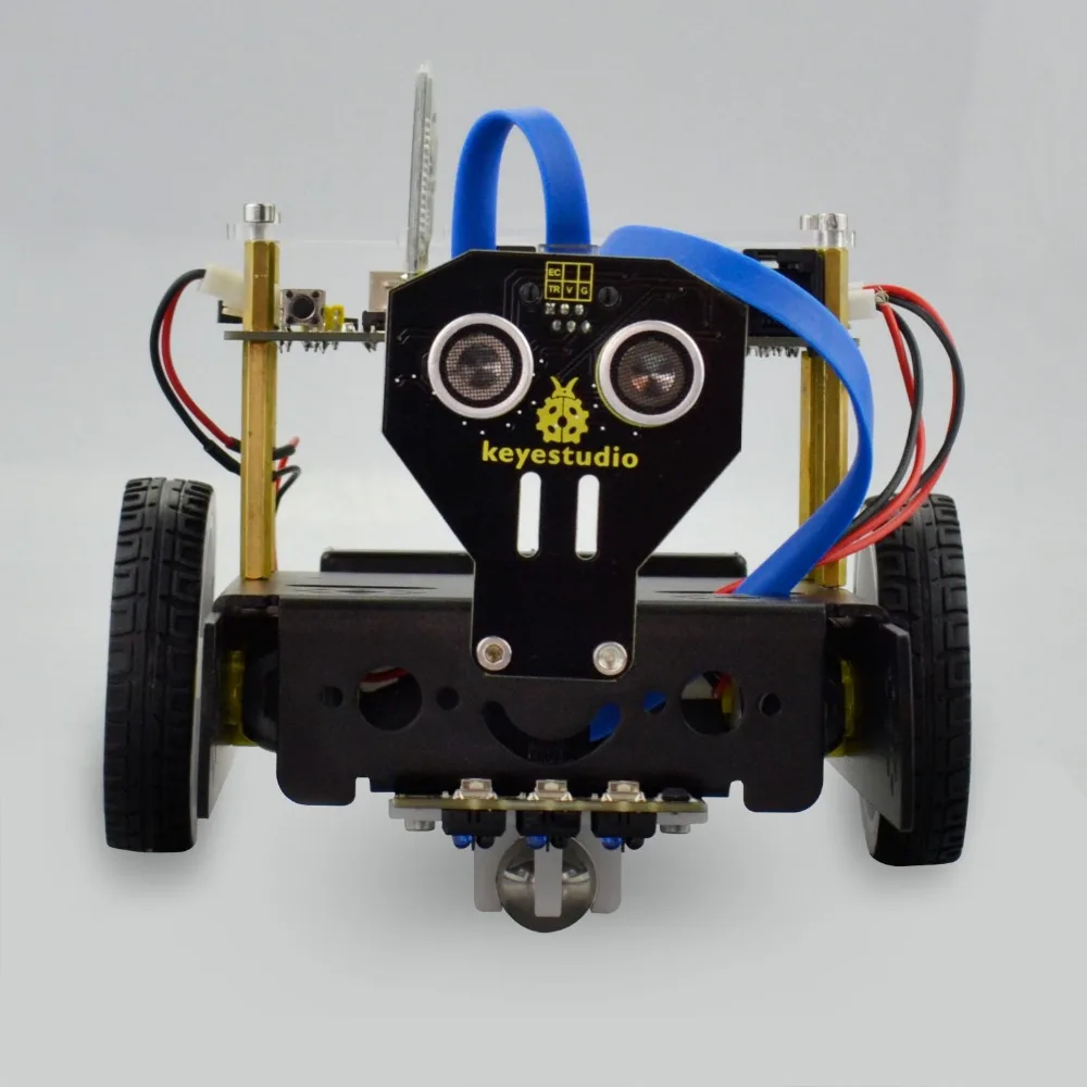 Keyestudio KEYBOT программируемый Обучающий робот автомобильный комплект+ Руководство пользователя для Arduino графическое Программирование