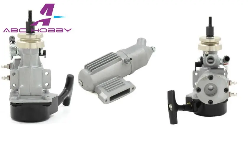 12MX ASP 2CC 2 тактный светящийся двигатель с глушителем для Nitro RC лодок 72P пуском и