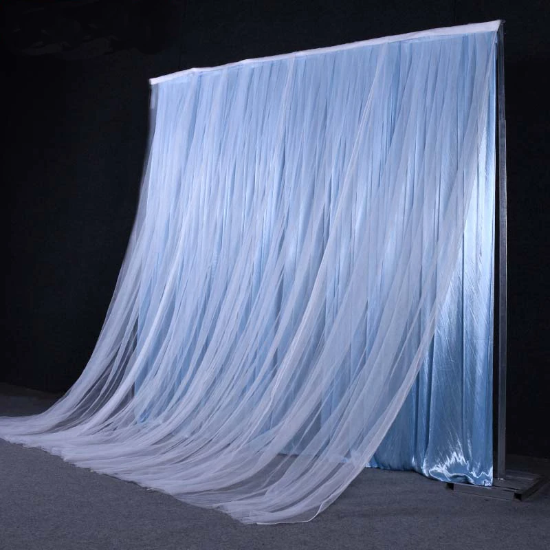Белый цвет свадебный фон занавеска для праздника вечеринки под заказ Свадебный