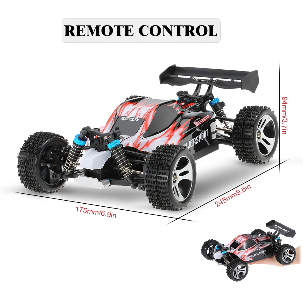 2018 Wltoys A959 Модернизированный Радиоуправляемый автомобиль 1/18 4WD 2 4G RTR Внедорожные