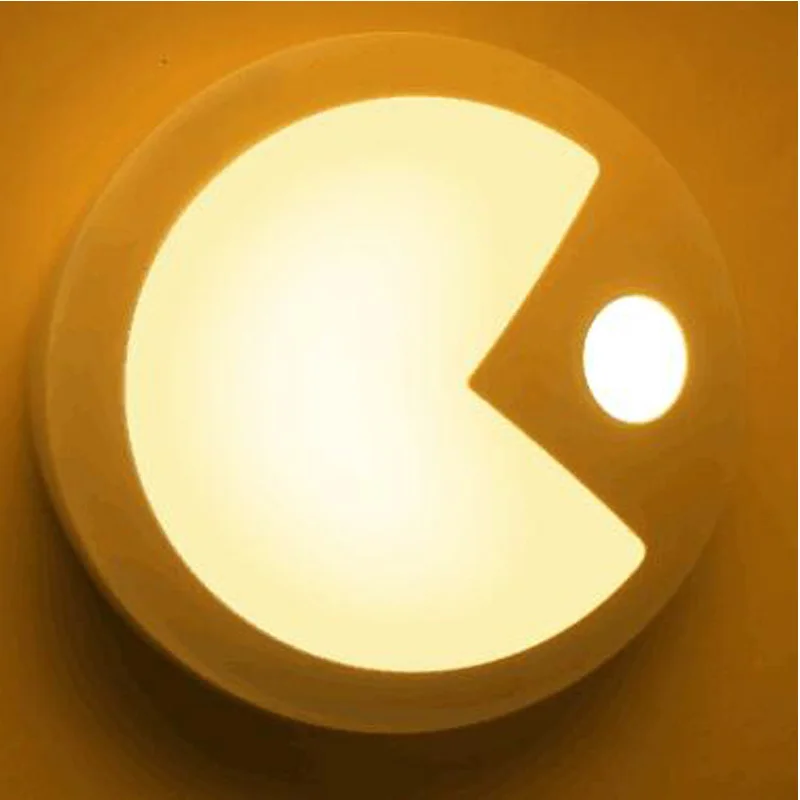 LED интеллектуальные Кабинета управление светом ночник творческий съесть Bean