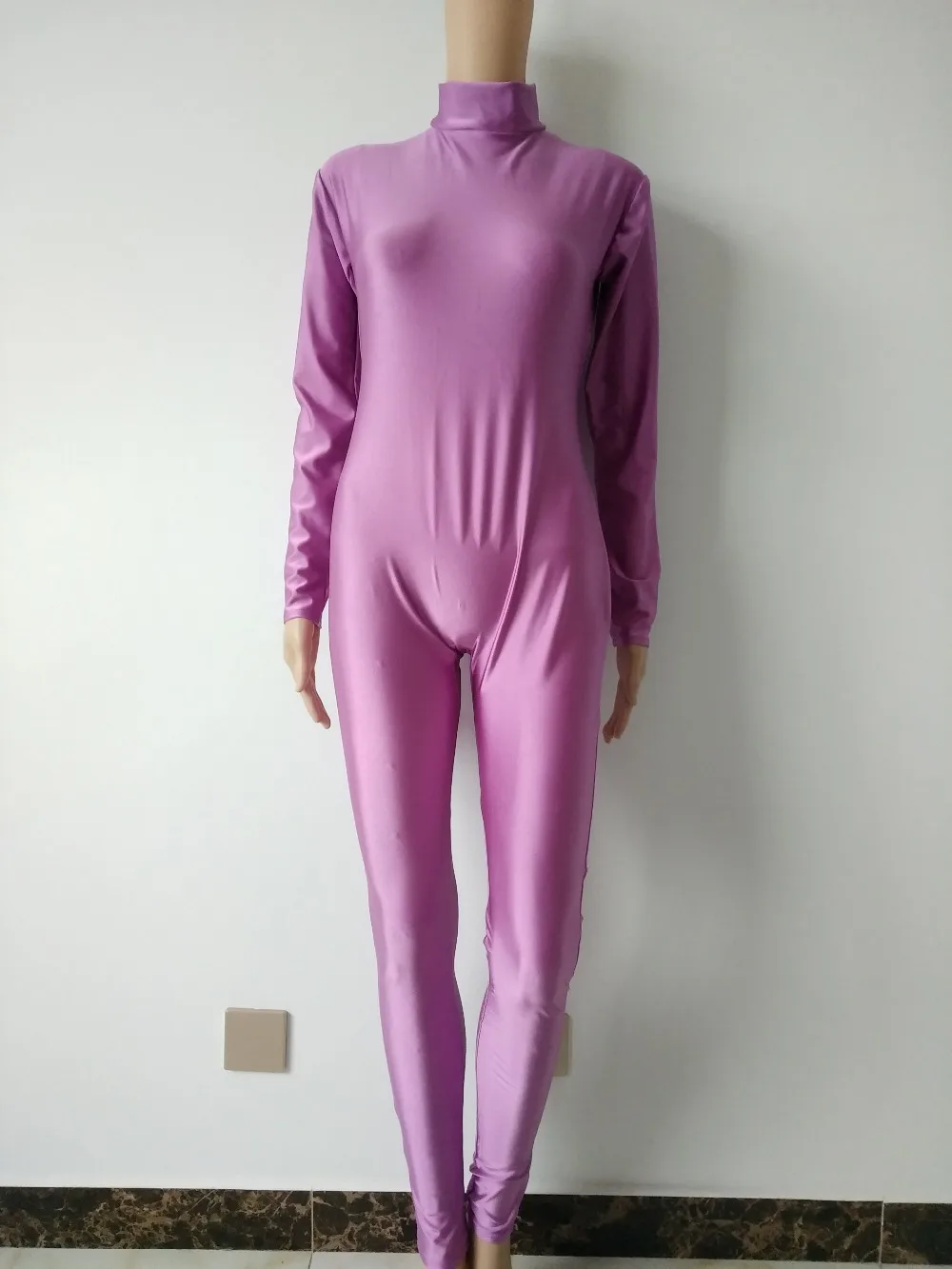 Serum color Brand Full Body Dance Unitard Adult Crew Neck Long Sleeve Gymnastics Unitards Jumpsuits Sports Wear Skin Tights |