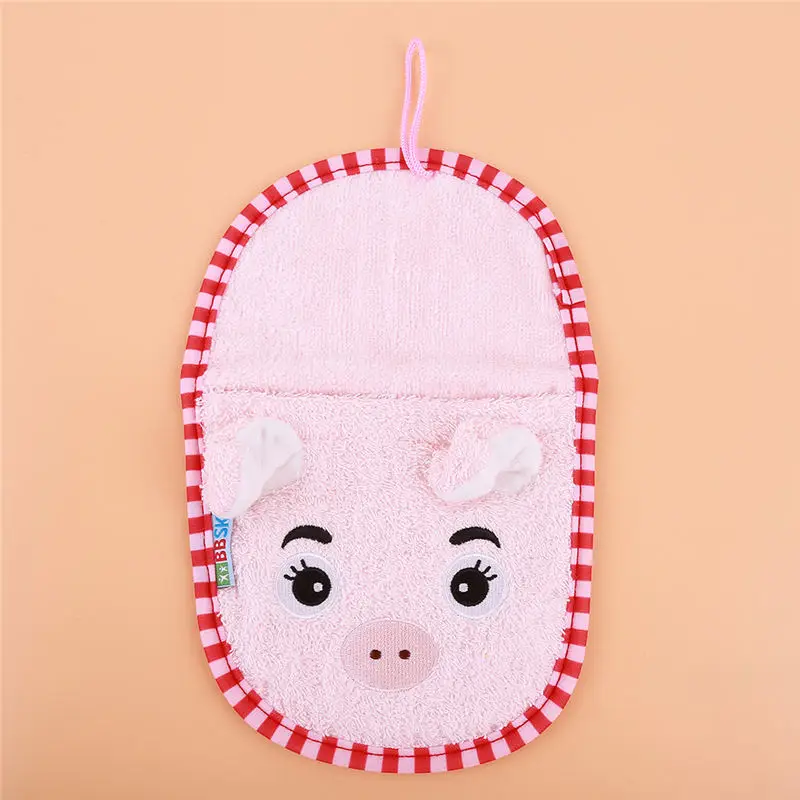 Hot Cute Baby Bath Brsush Infant Children Gloves Cartoon Animal Pattern Soft Brush Rubbing Towel 3 Types | Мать и ребенок