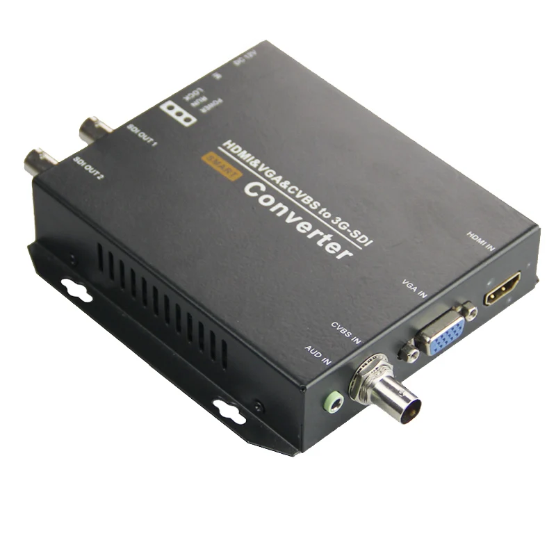 HDMI к SDI видео конвертер 1080P видео аудиовещание класс VGA AV CVBS к SDI HD 3g-SDI