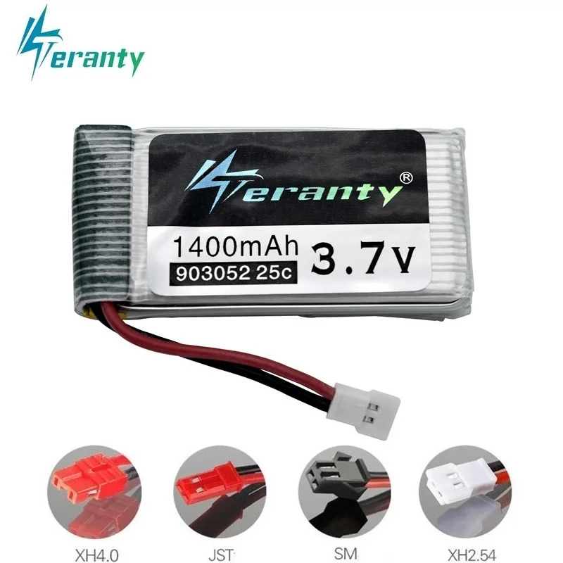 3 7 V 1400mAh 25C Lipo батарея для Syma X5 X5C X5SW X5SC X5S 1 M18 H5P RC Quadcopter 1200mAh 903052 SYMA|Детали и