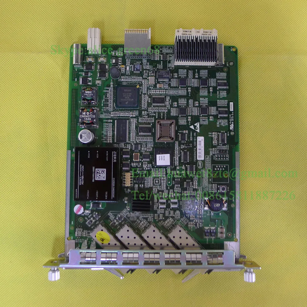 Оригинальные 4 порта ZTE 10G uplink плата HUTQ для C300 OLT оборудование карты с 2 шт и 1 25G