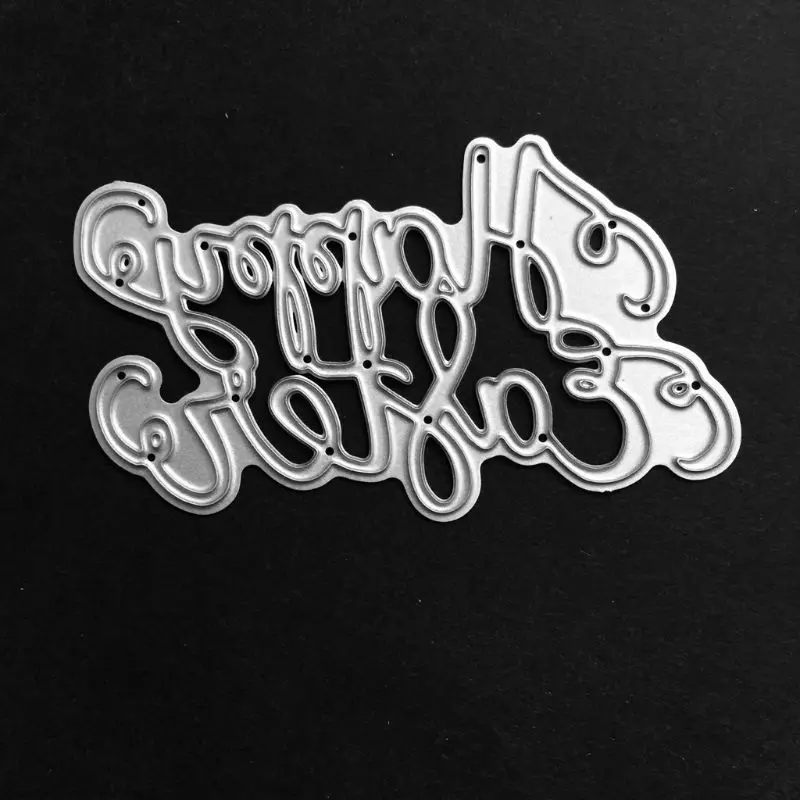 Счастливой Пасхи металлический Трафаретный вырубной штамп трафарет для