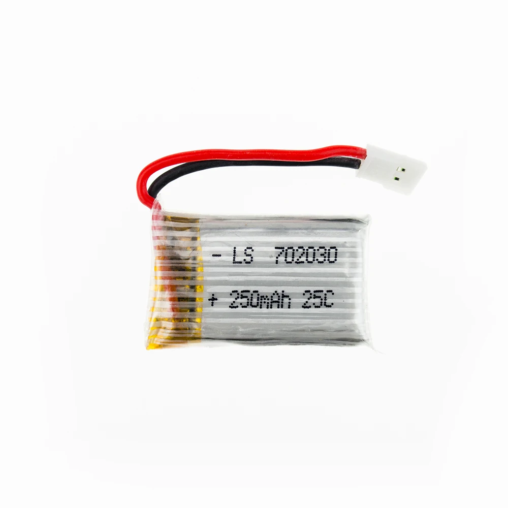 50 100 шт. 3 7 в 250 мАч 25C Литий-полимерный аккумулятор для Hubsan H107 H107C H107L Syma X11C JD385 JJ1000A