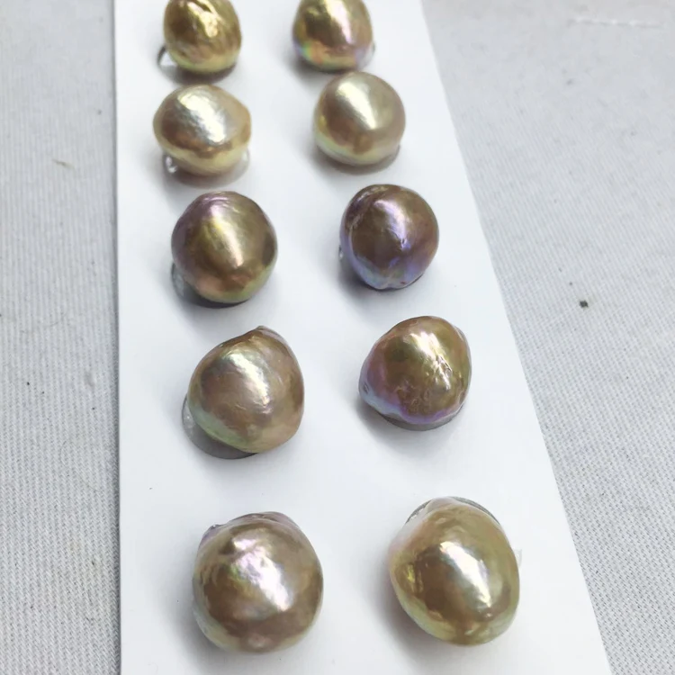 Жемчуг натуральный разноцветный Радужный в стиле барокко 13-14 мм | Украшения и