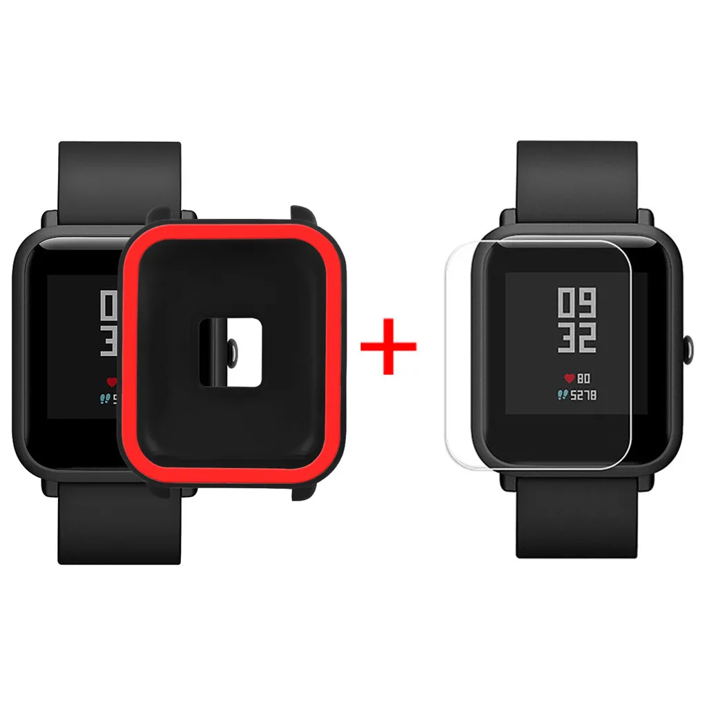Z523 крышка 2019 Мягкий силиконовый чехол для Huami Amazfit Bip Молодежные часы с защитой