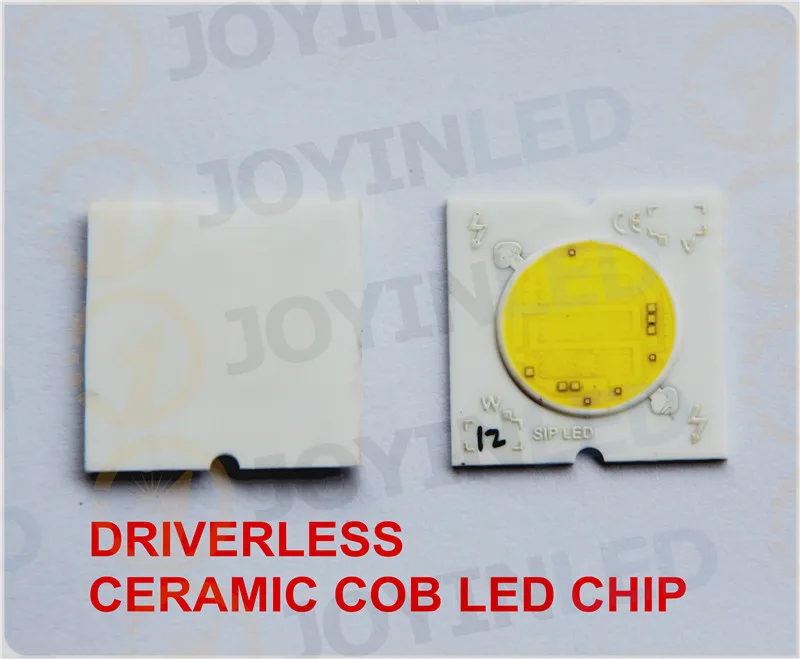 Бесплатная доставка 2 шт чип на борту без водителя диаметр 20 мм 12 Вт светодиодный