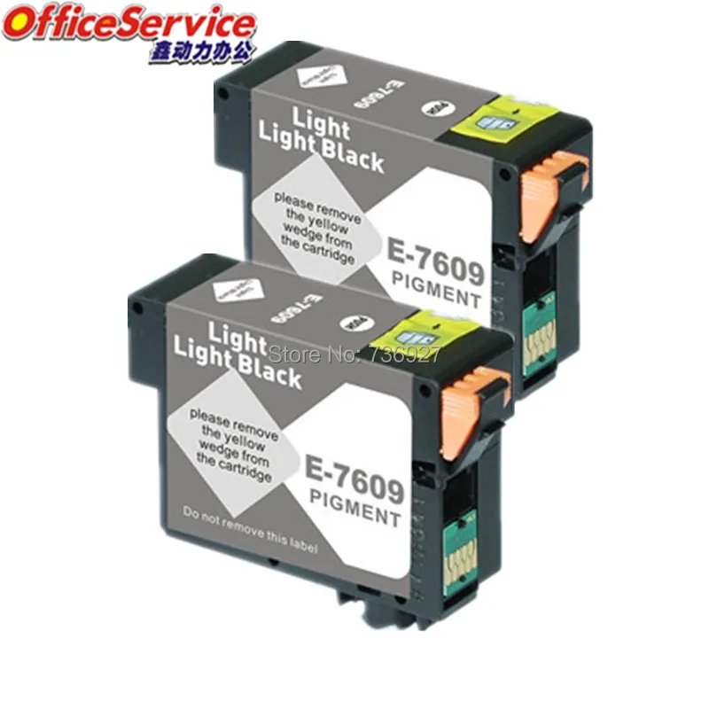 2 фото черный T7601 новый совместимый картридж костюм для Epson суреколор SC P600