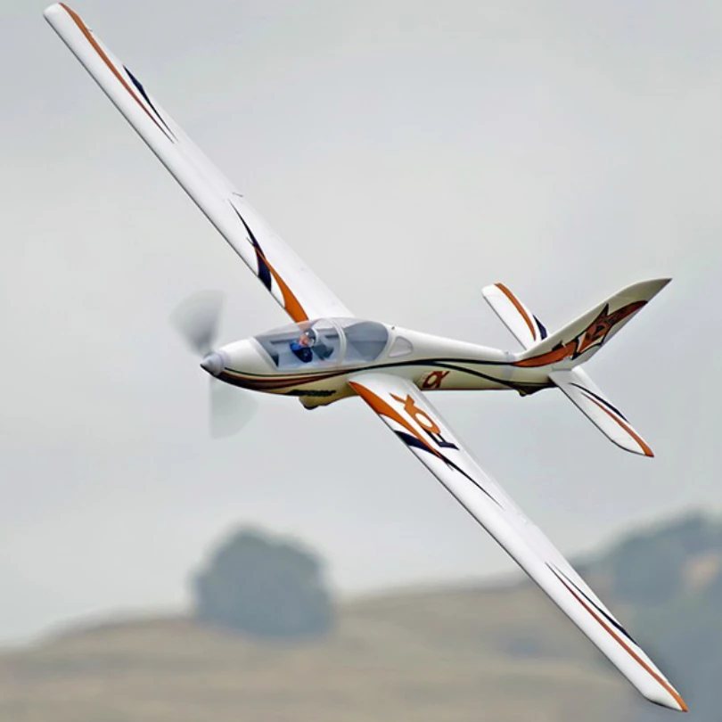 Радиоуправляемый самолет FMS Glider 3000 мм 3 м лиса с закрывающимися 5CH 6S EPO PNP Большой
