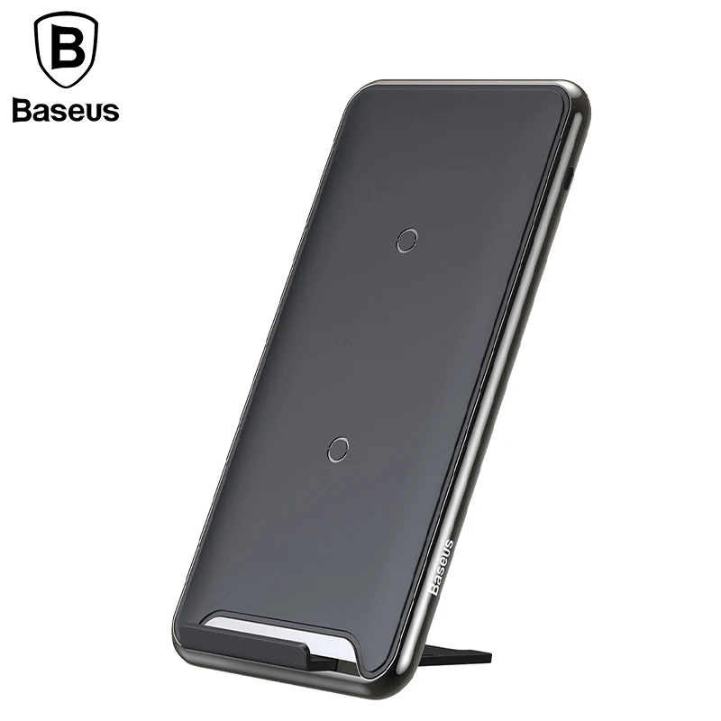 Baseus 10 Вт 3 катушки Беспроводной Зарядное устройство для iPhone X 8 samsung S9 Oppo Qi